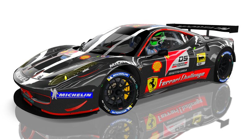 Ferrari Race Car — Black, Competitive