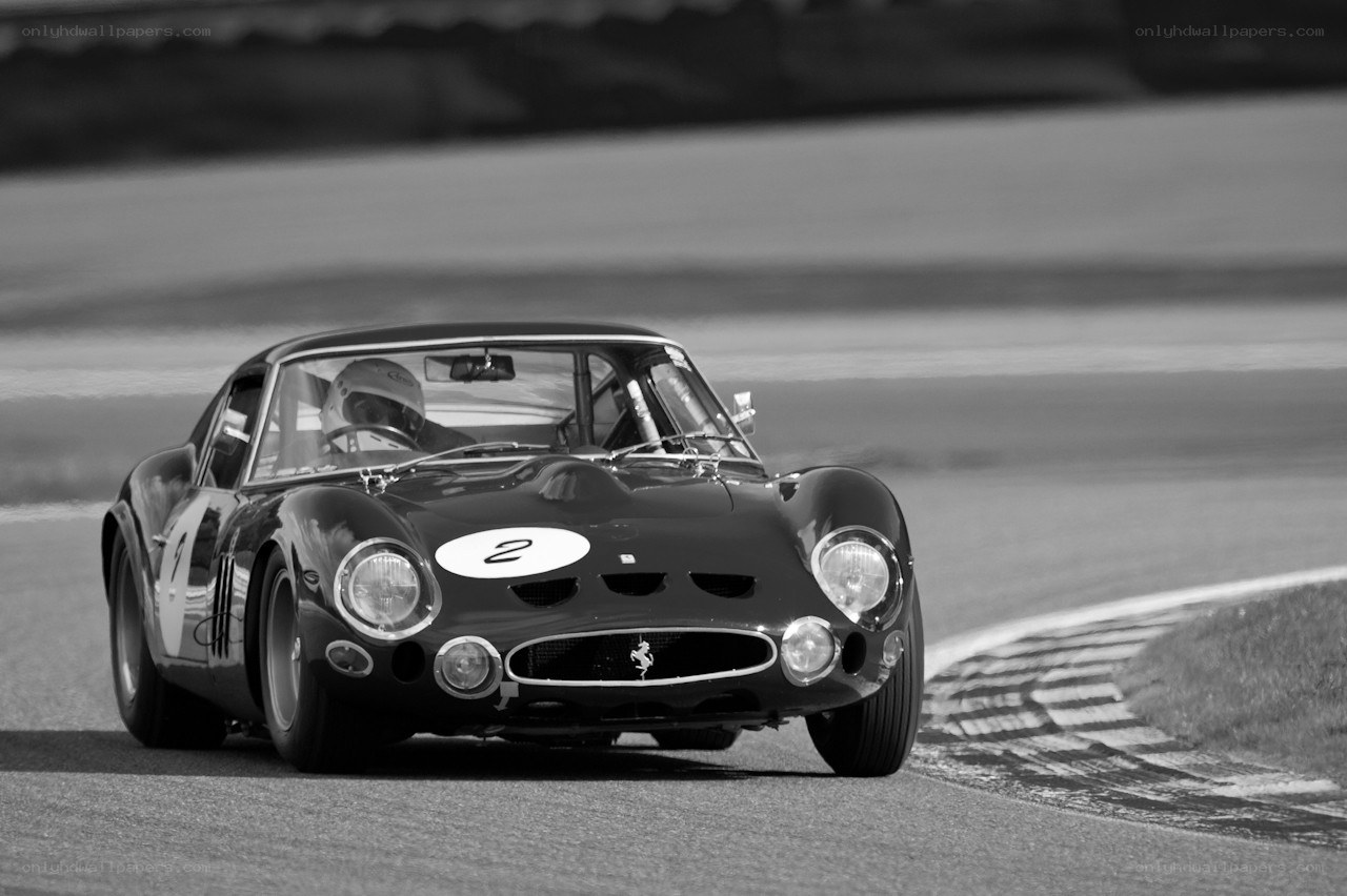 Ferrari race car on track