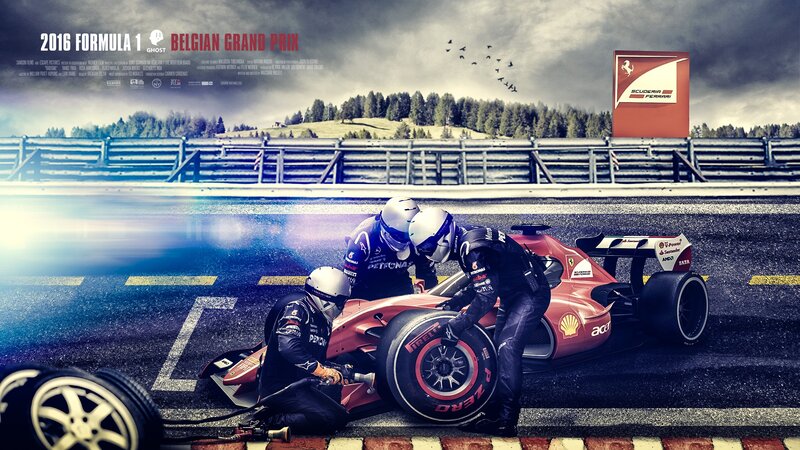 Ferrari Race Car Pit Stop