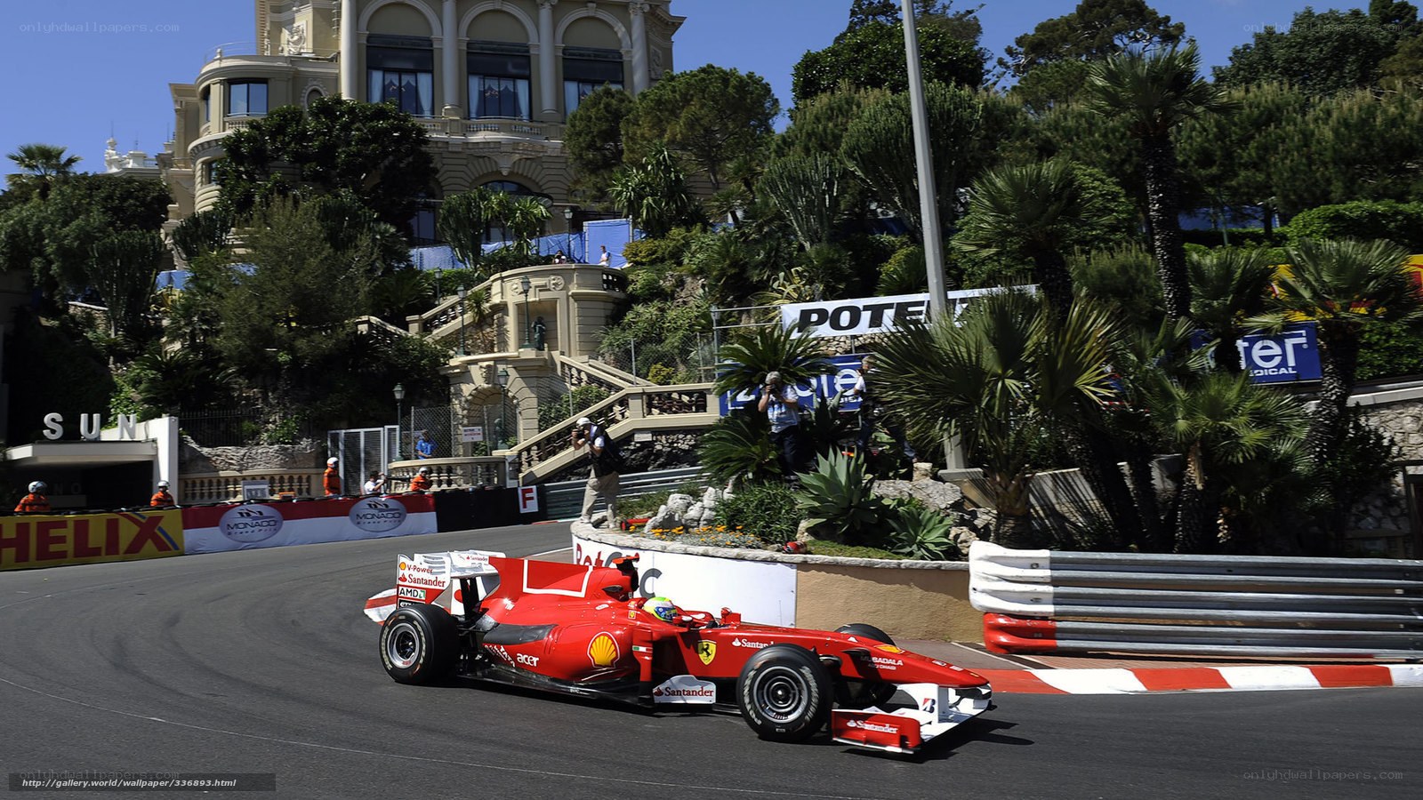 Ferrari racing at Monaco