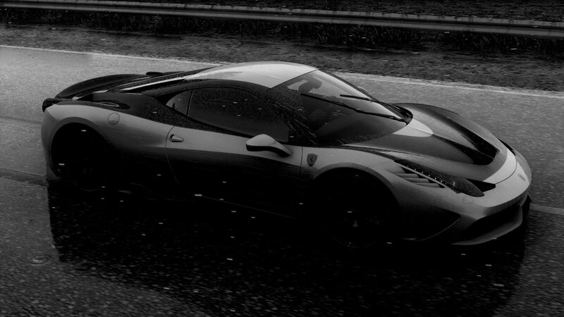 Ferrari Sports Car — Black