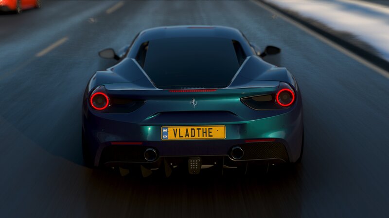 Ferrari Sports Car — Blue