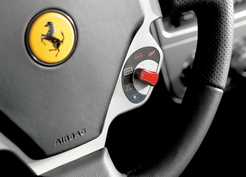 Ferrari Steering Wheel — Black