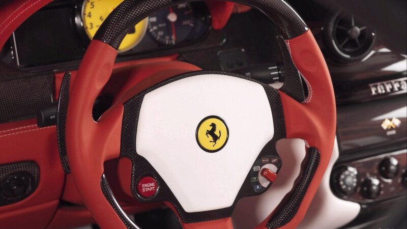 Ferrari Steering Wheel — Red