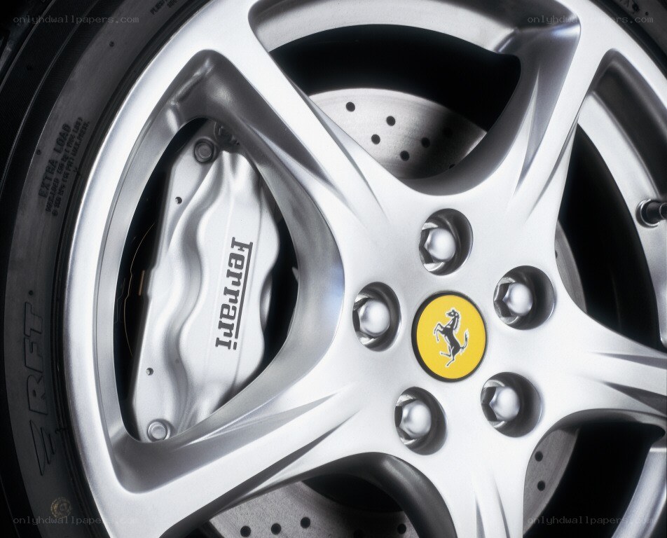 Ferrari wheel and brake system
