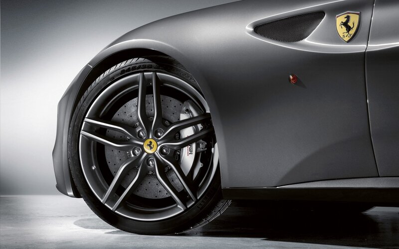Ferrari wheel and side profile