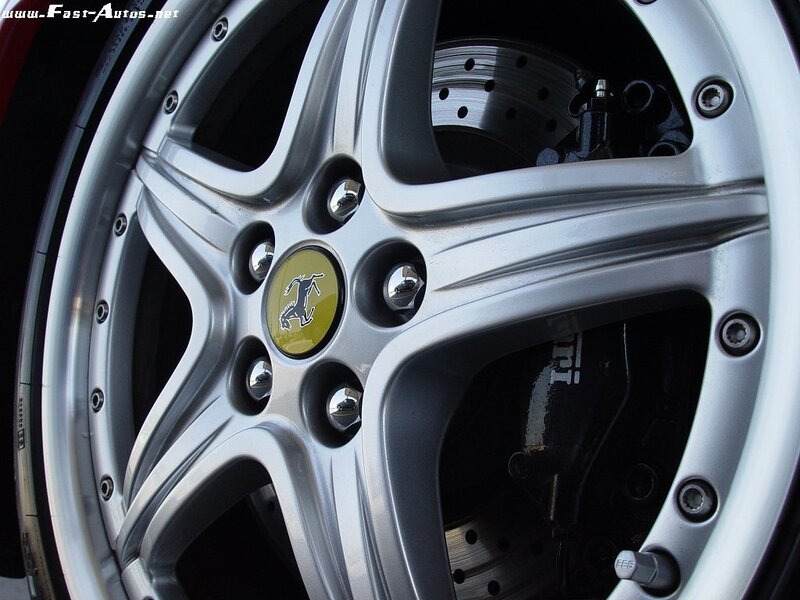 Ferrari wheel close-up