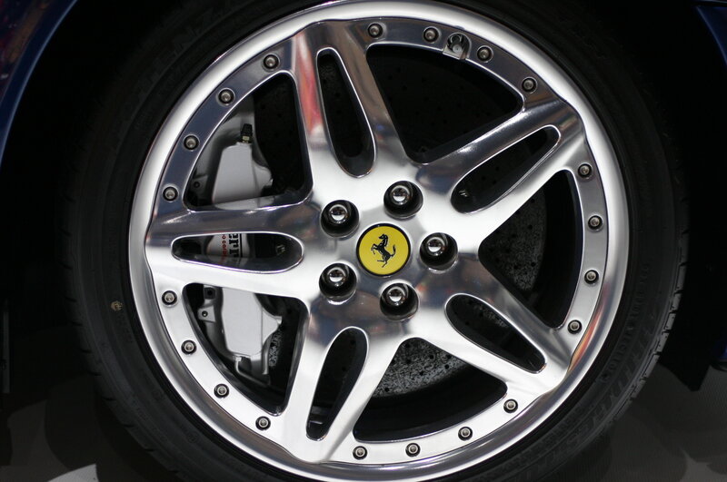 Ferrari wheel close-up