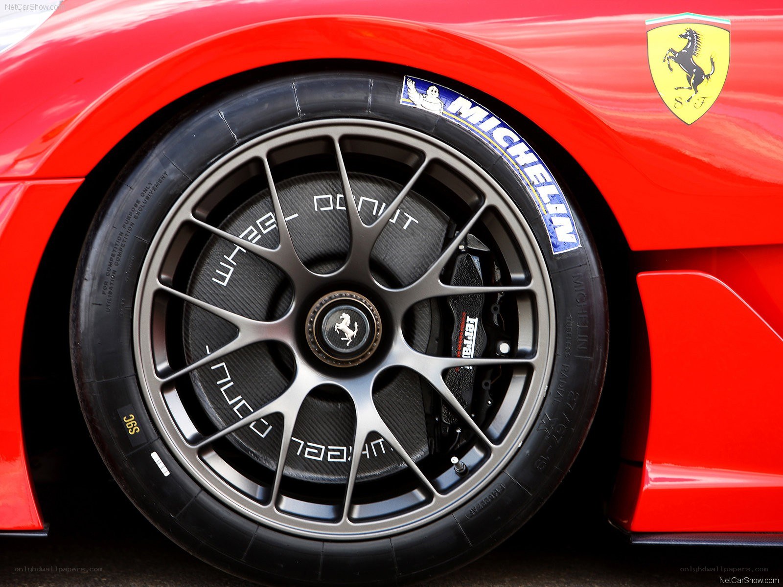 Ferrari wheel close-up