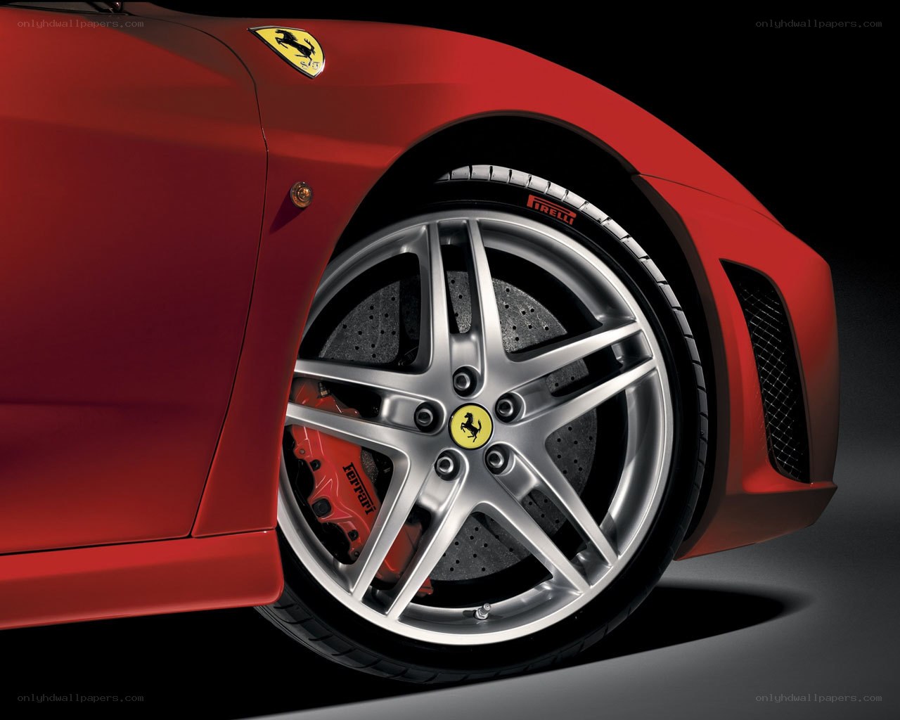 Ferrari wheel detail