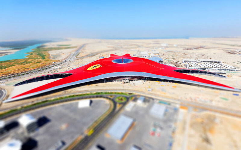 Ferrari World Abu Dhabi — Red