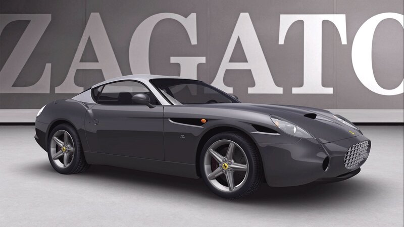 Ferrari Zagato car display