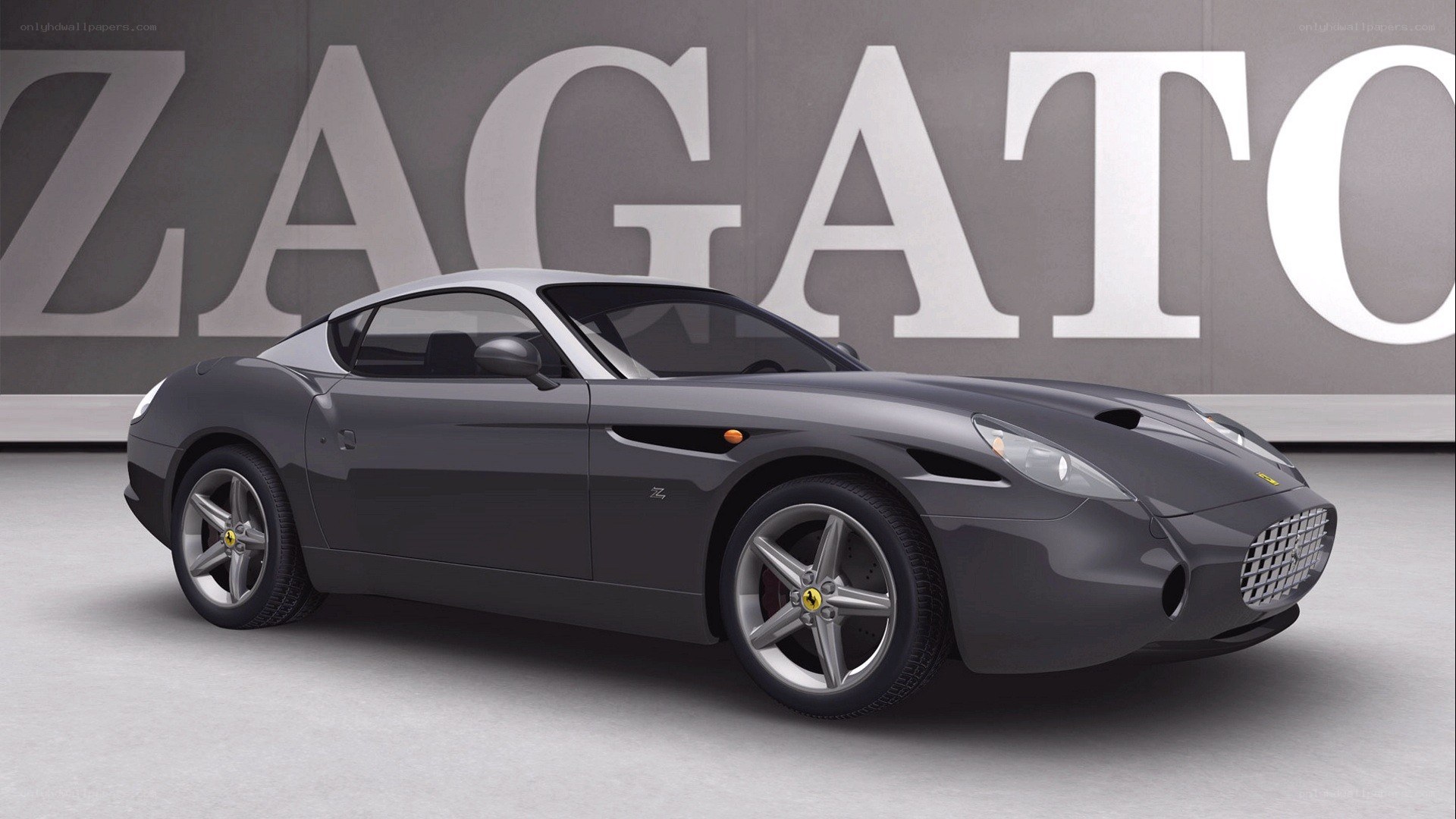 Ferrari Zagato car display