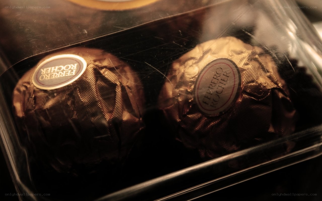 Ferrero Rocher chocolates in box