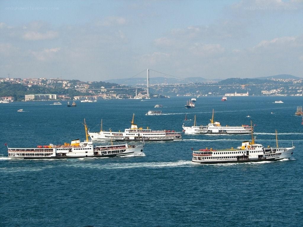 Ferries on the Bosphorus