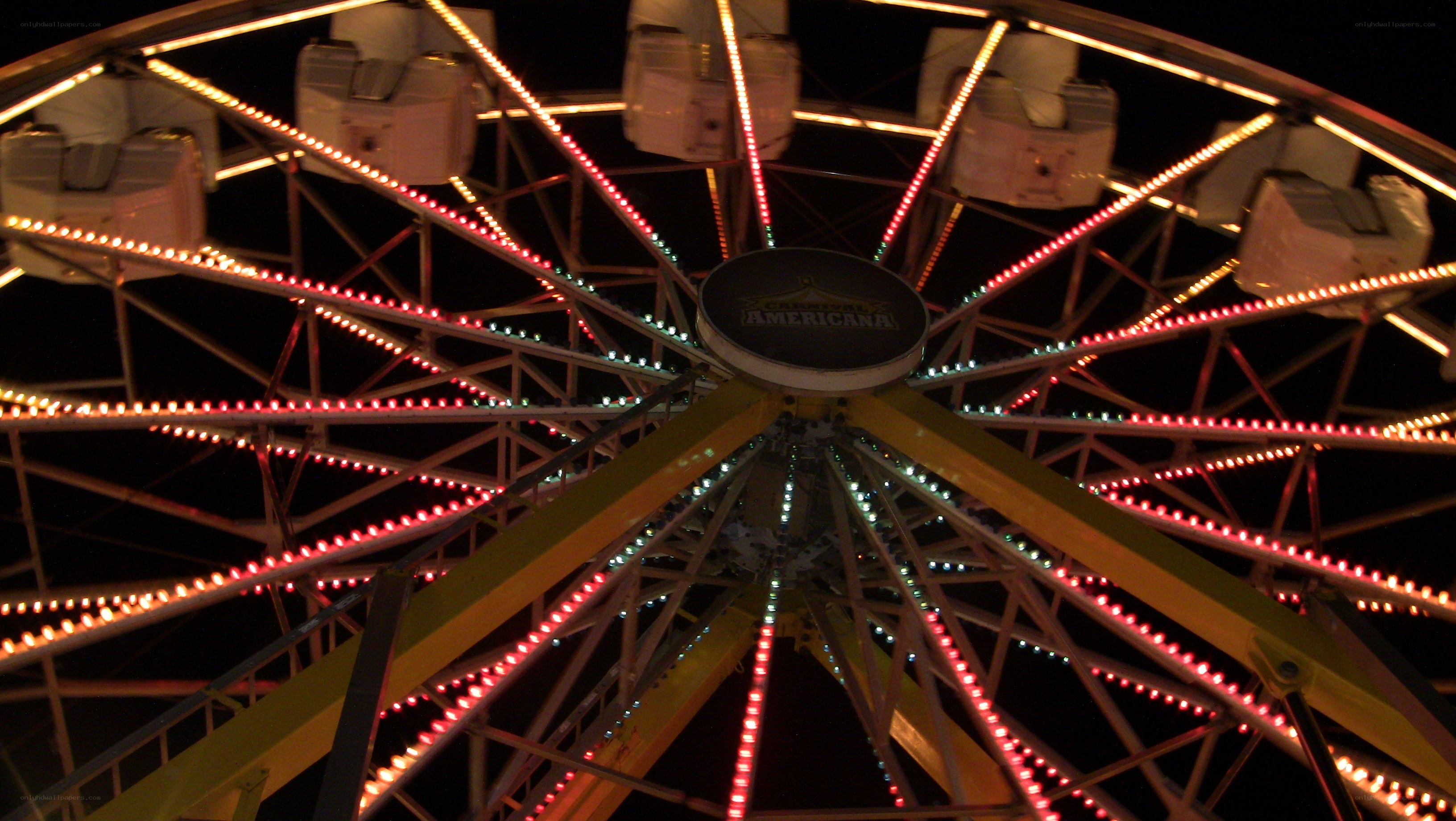 Ferris wheel at night