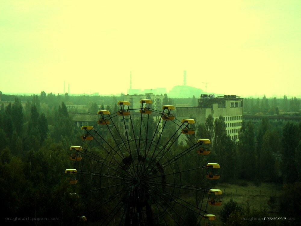 Ferris wheel in Chernobyl