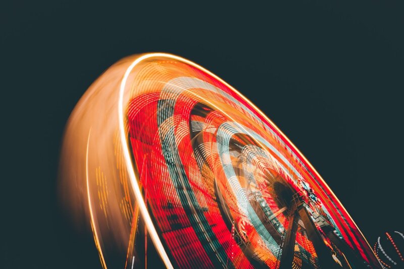 Ferris Wheel Light Trails