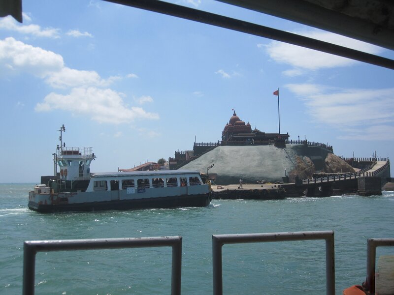 Ferry Approaching Temple