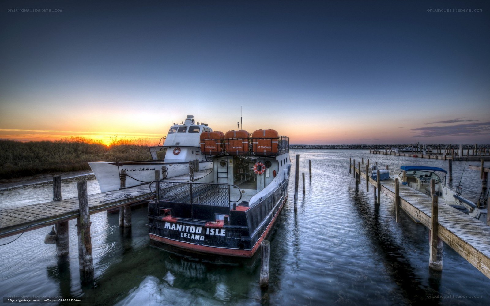 Ferry at Sunset Dock
