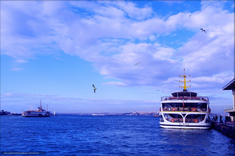 Ferry at the Bosphorus