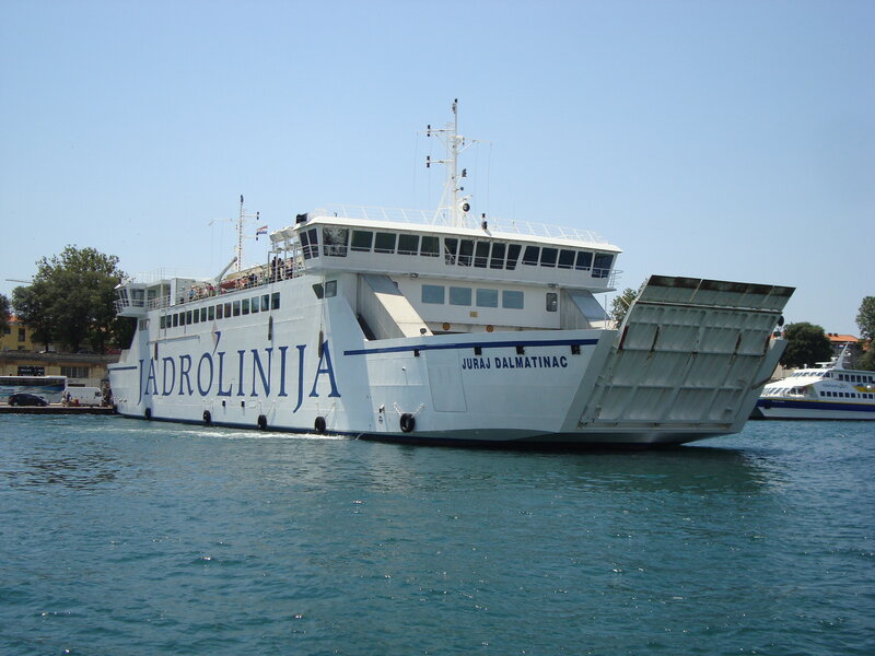 Ferry boat at a port
