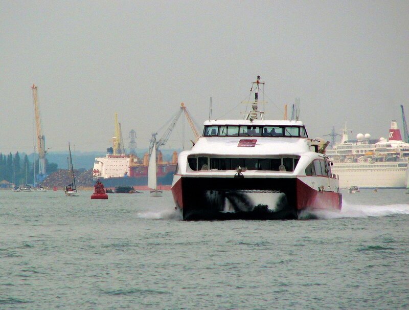 Ferry boat in a harbor