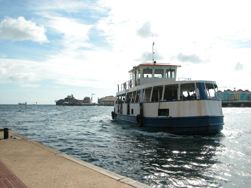 Ferry boat leaving the harbor