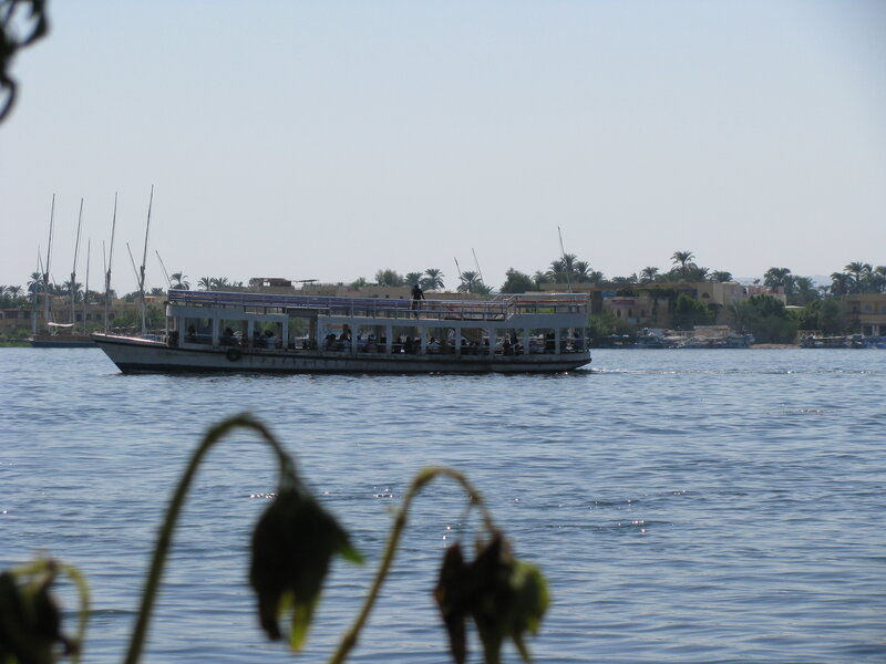 Ferry boat on a river