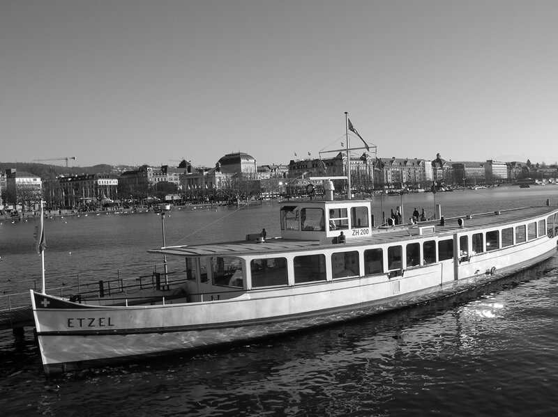 Ferry Boat on Lake
