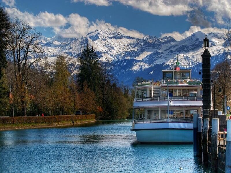 Ferry Boat on River