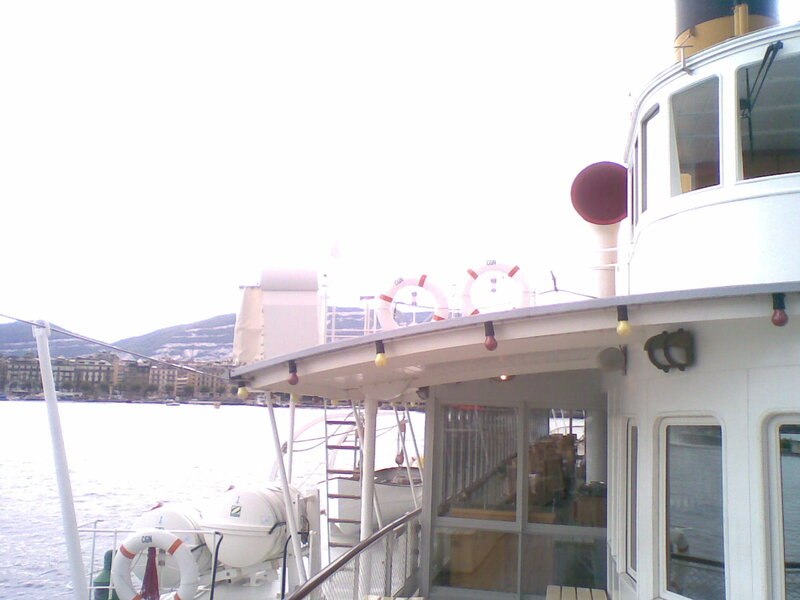 Ferry boat on the water