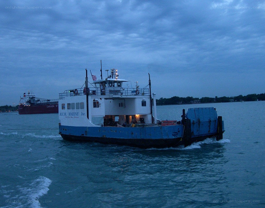 ferry boat on the water