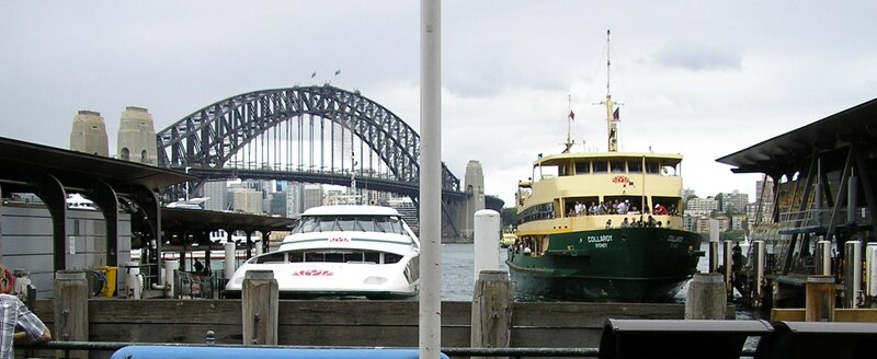 Ferry Boats at Dock