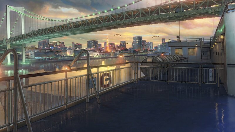 Ferry Deck at Dusk