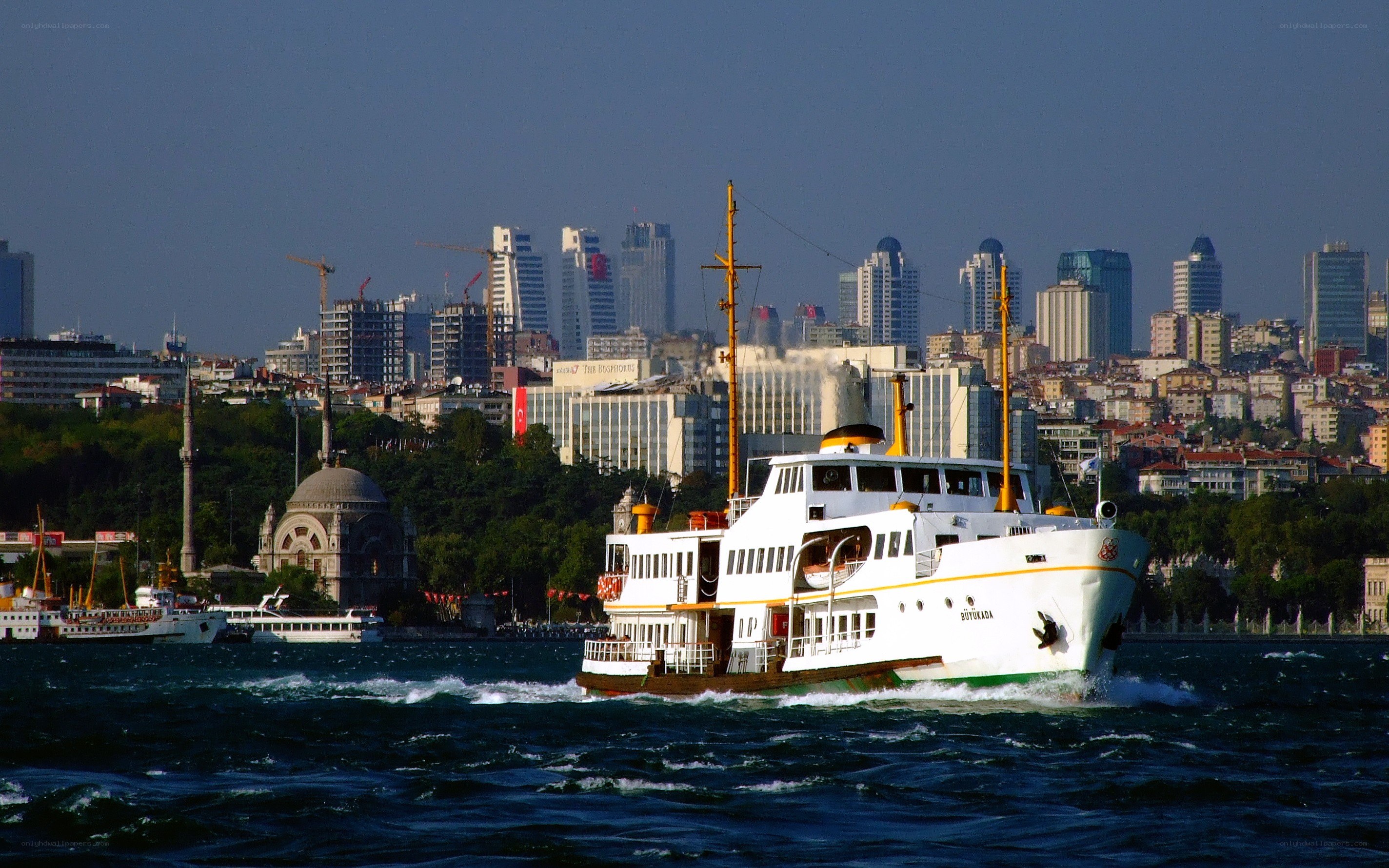 Ferry in Istanbul harbor
