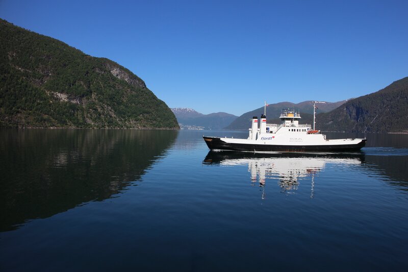 Ferry on a Fjord