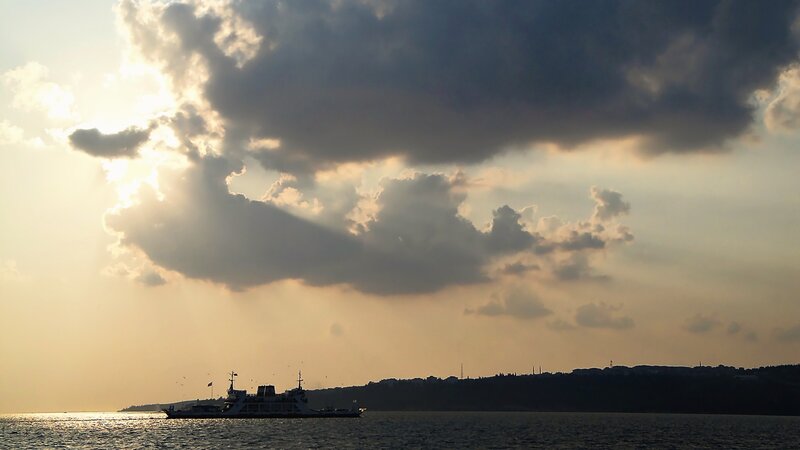 Ferry on Water