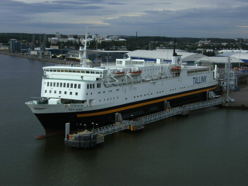Ferry Ship at Port