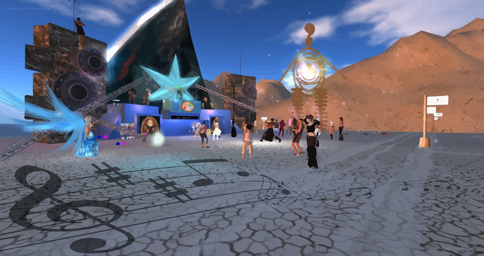 Festival in the desert