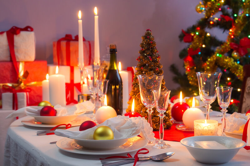 Festive Dinner Table