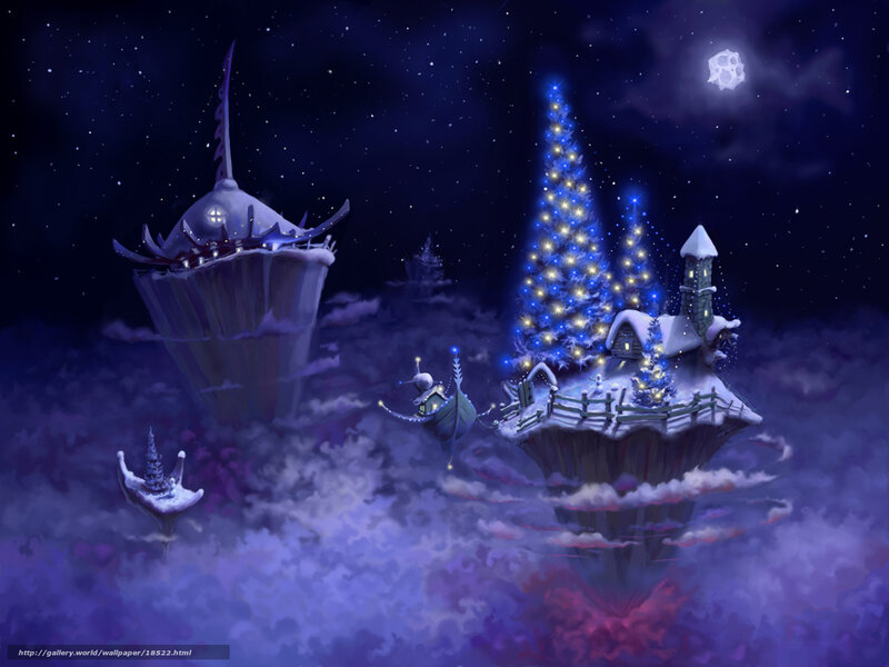 Festive floating islands
