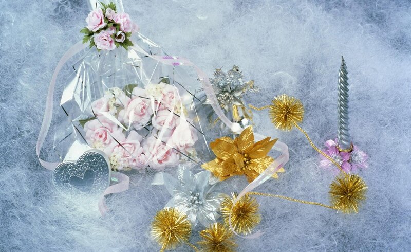festive gift arrangement
