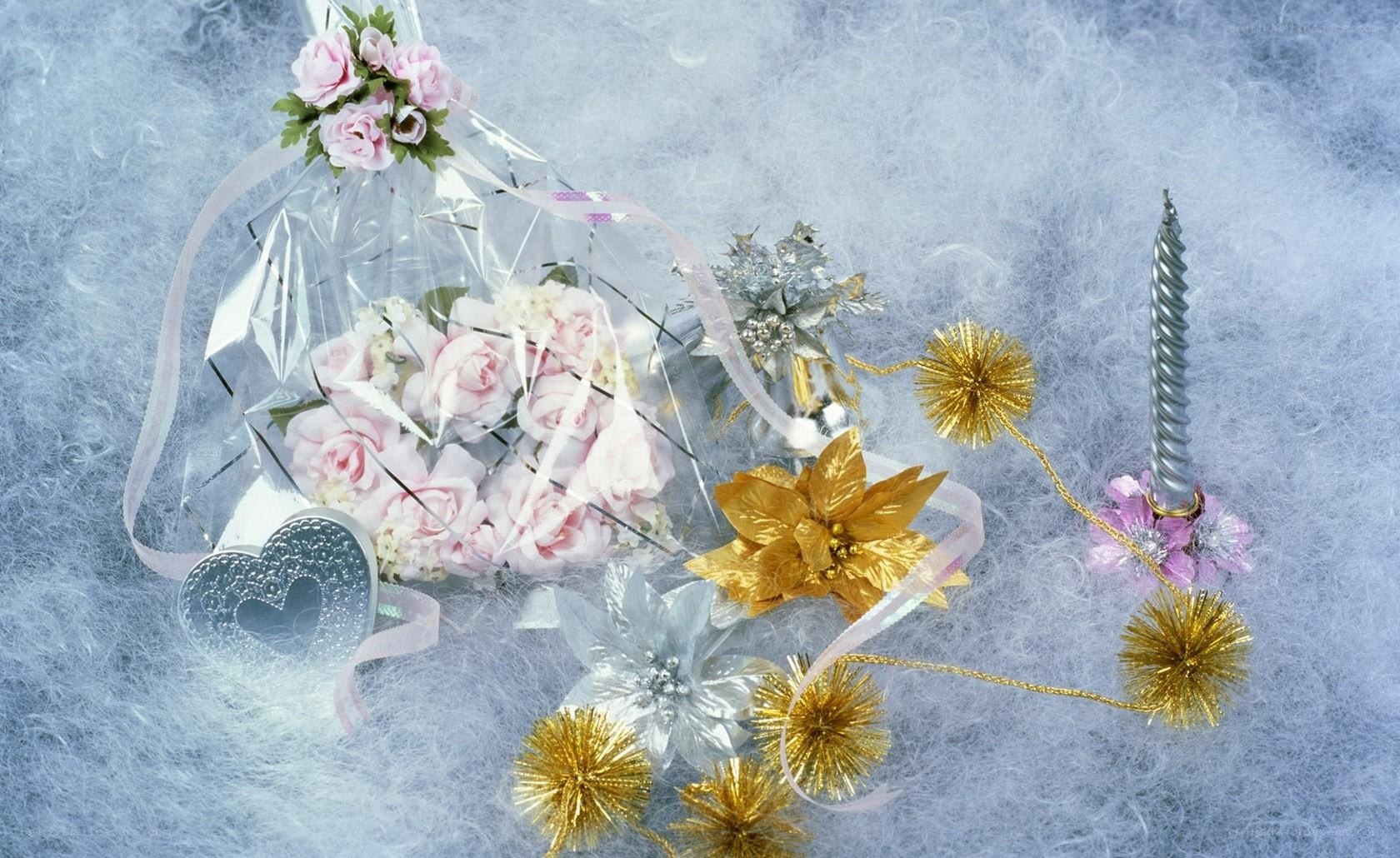 festive gift arrangement