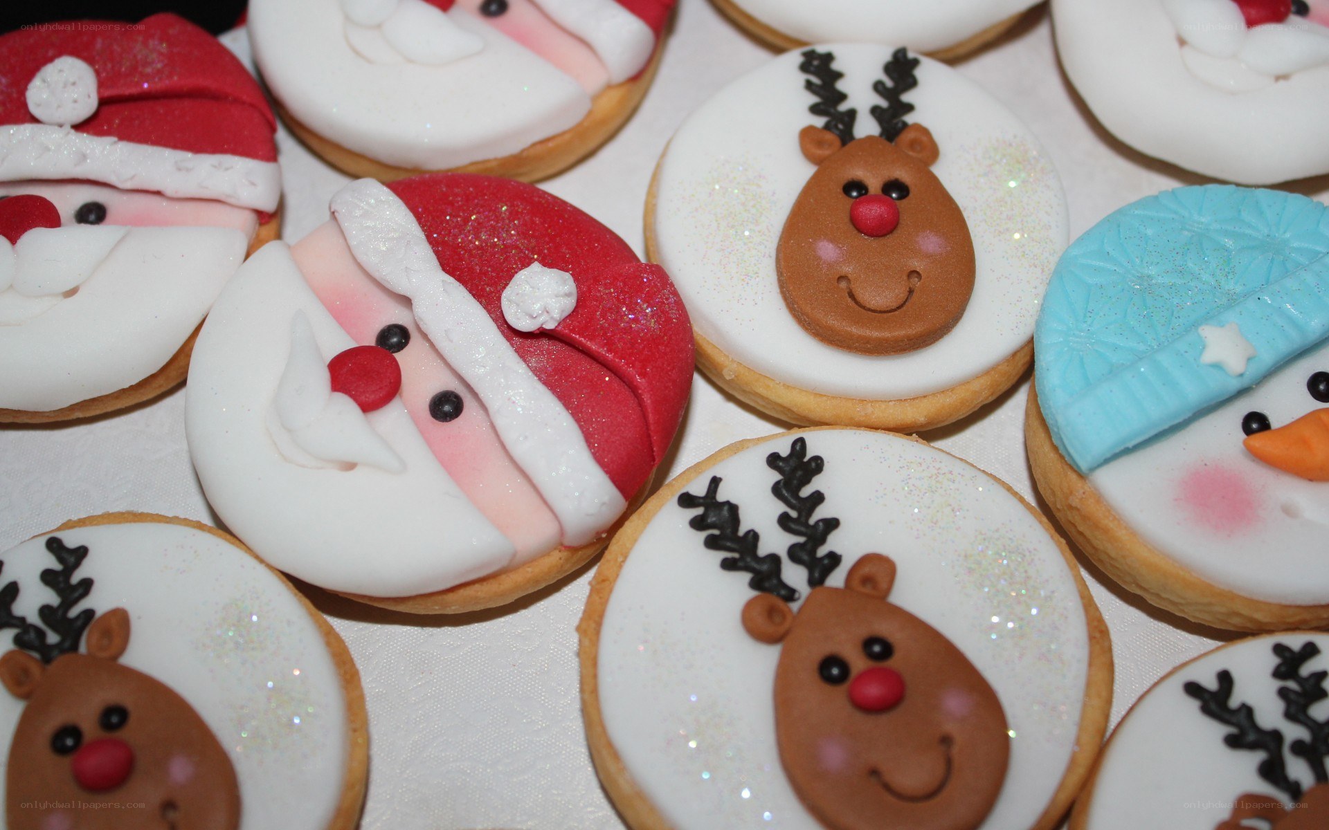 festive holiday cookies