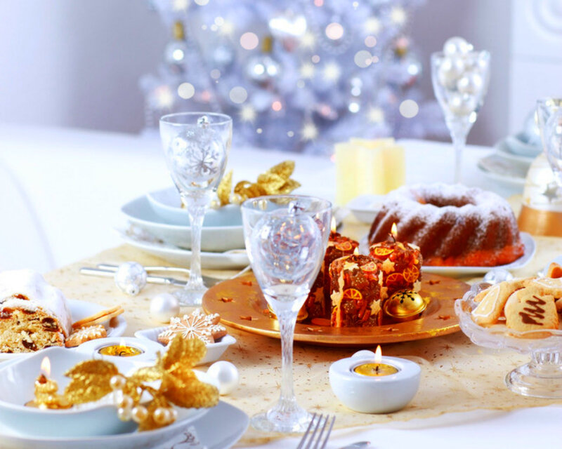 Festive Holiday Table