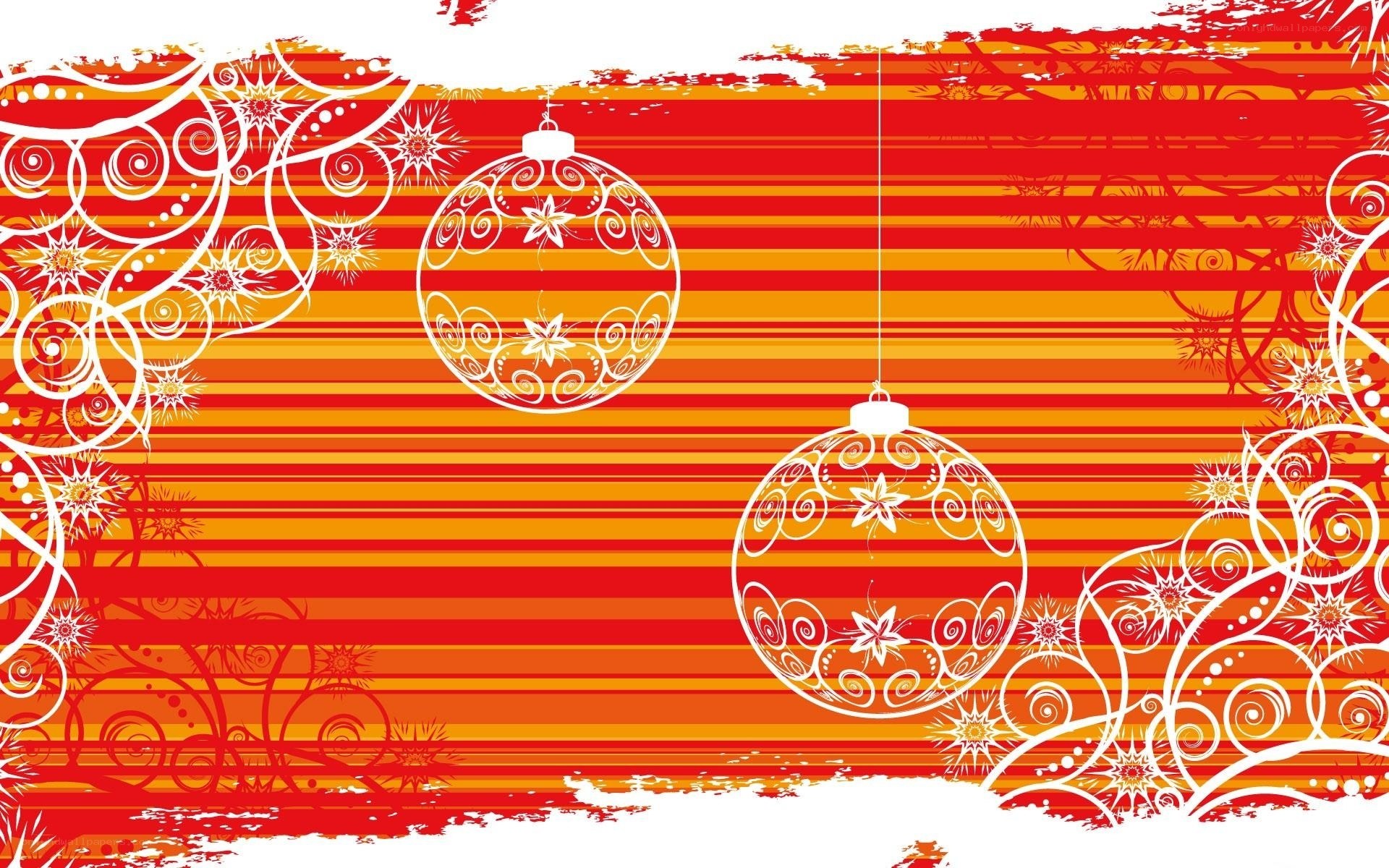 festive red and orange holiday design