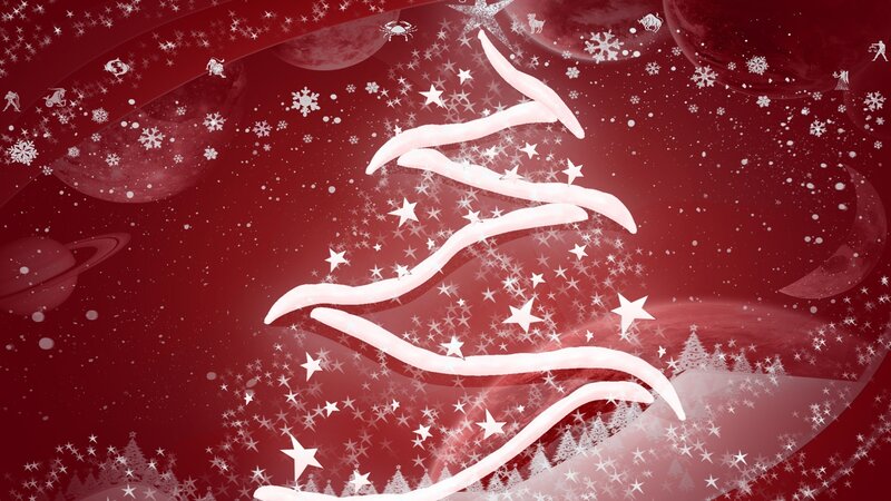 festive red holiday background