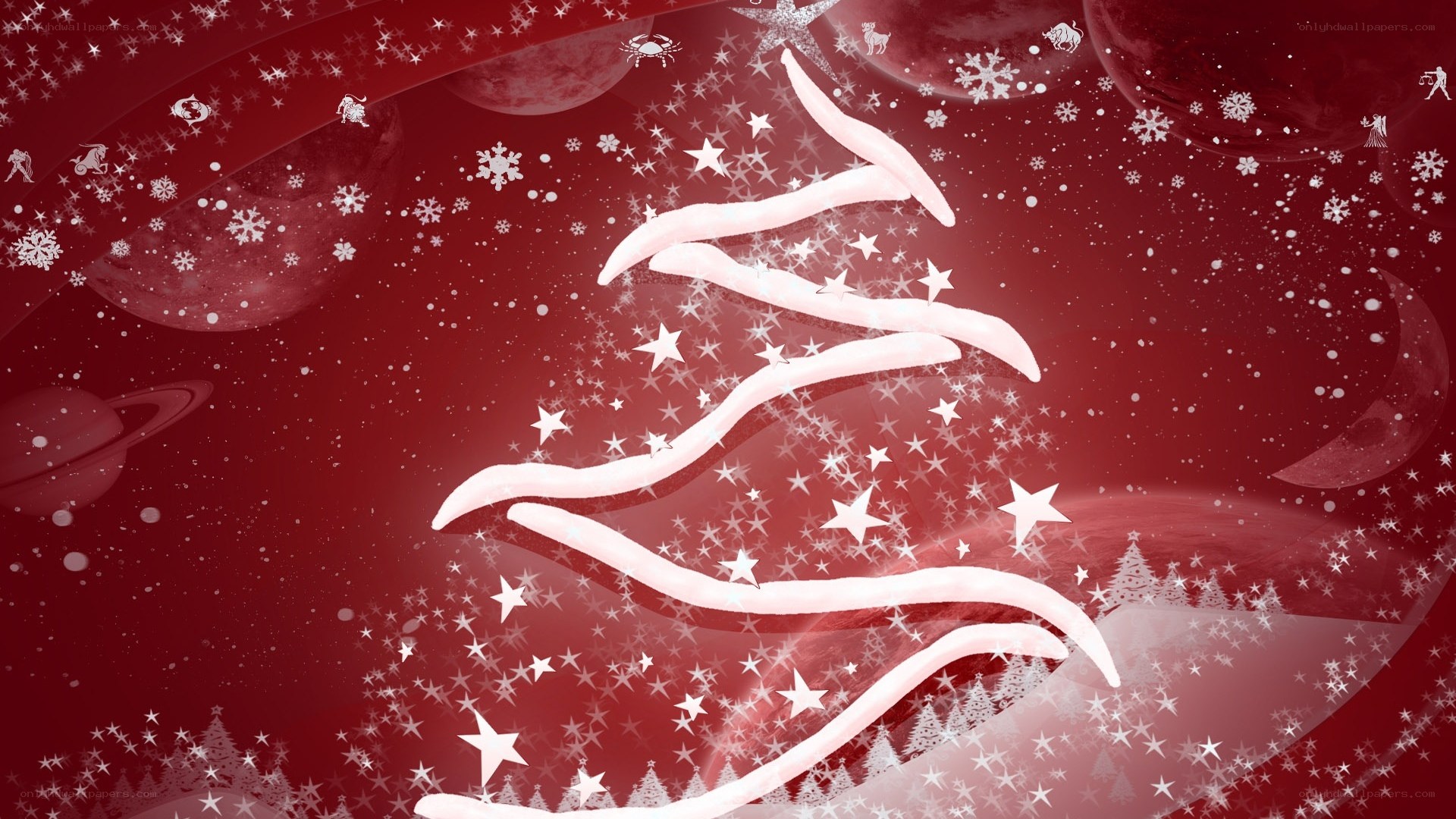 festive red holiday background