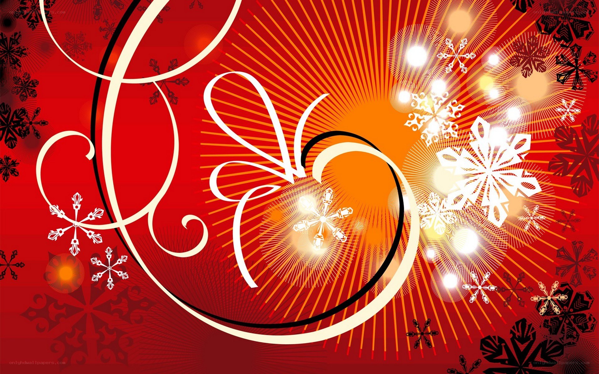 festive red holiday design